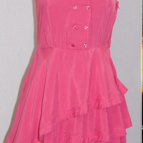 Pink Ruffle Dress - Picture 3 of 12
